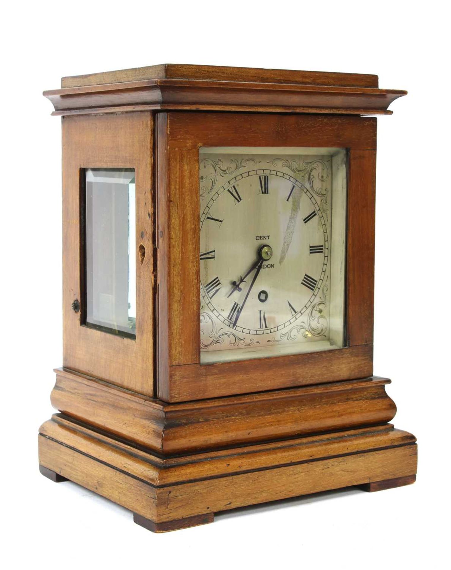 A mahogany library timepiece - Image 2 of 6