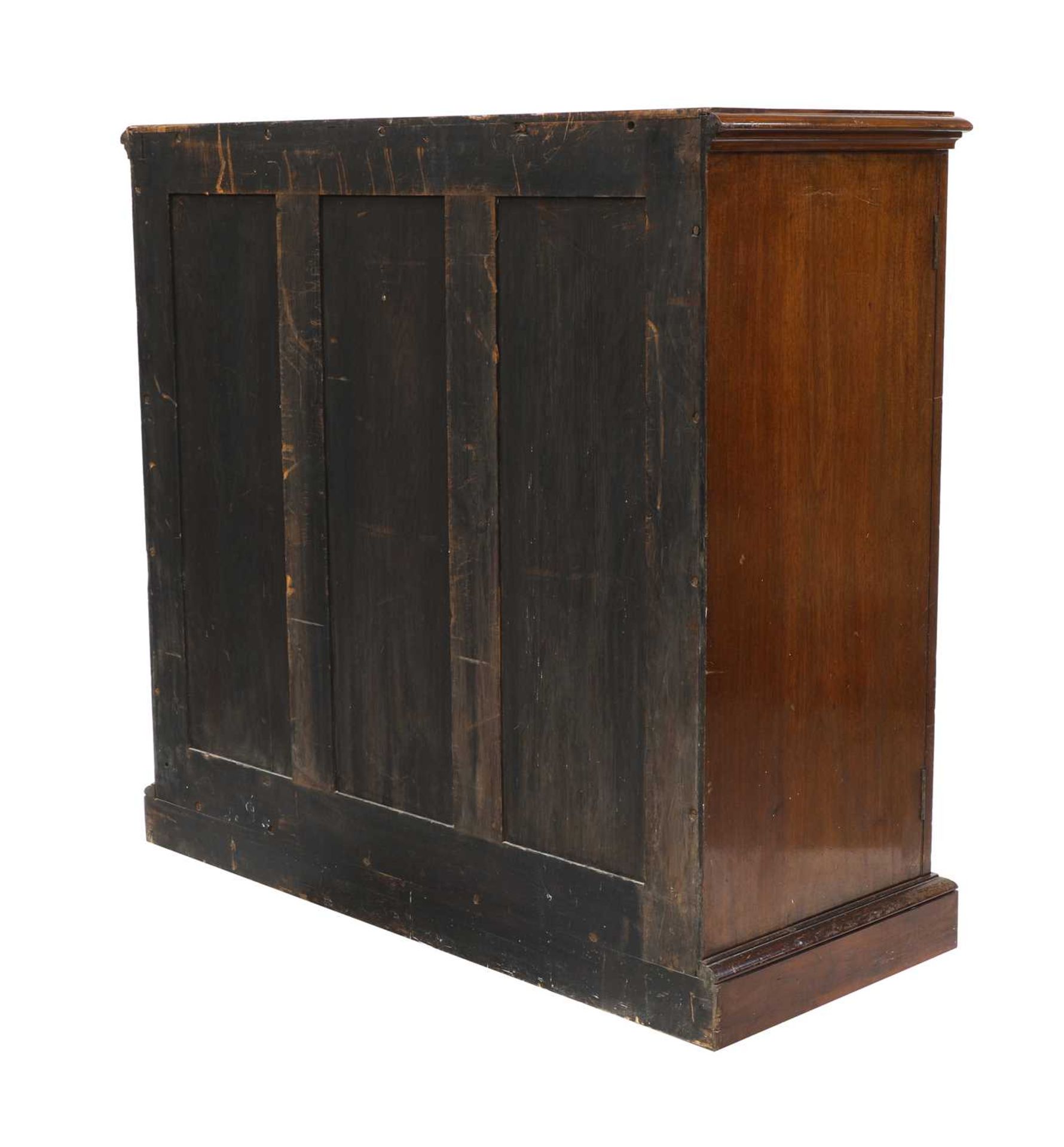 A large Victorian mahogany collector's cabinet, - Image 4 of 28