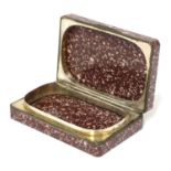 A porphyry box,