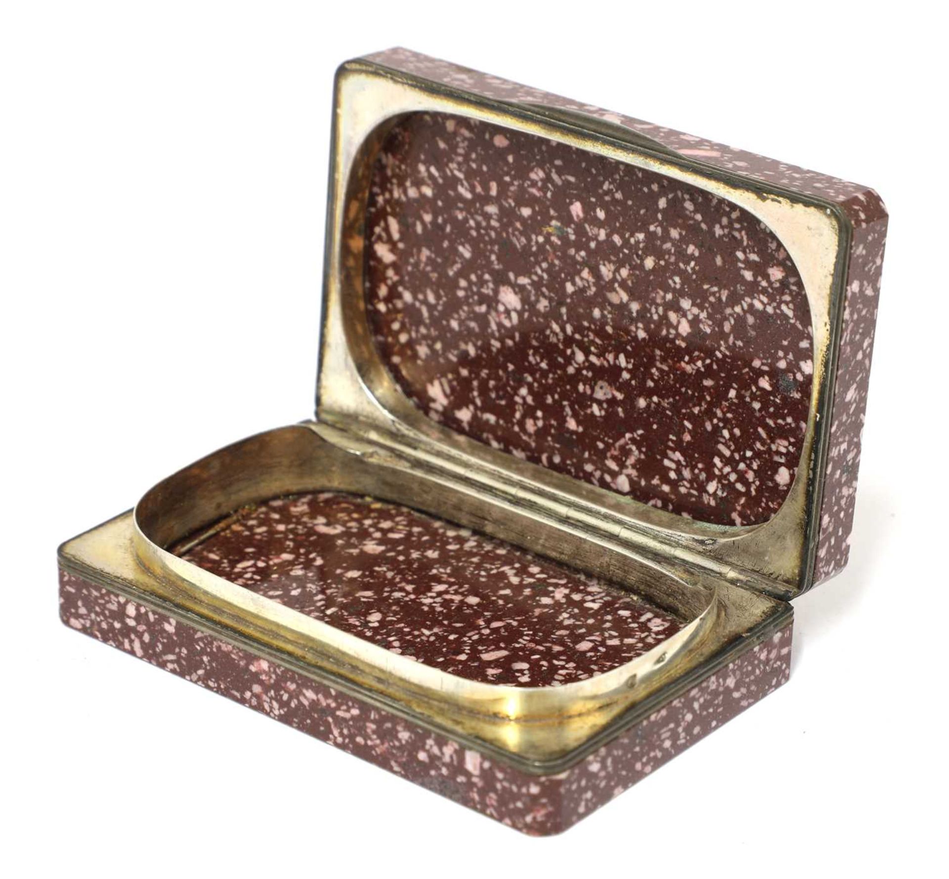 A porphyry box,