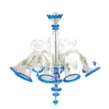 A Murano glass chandelier,