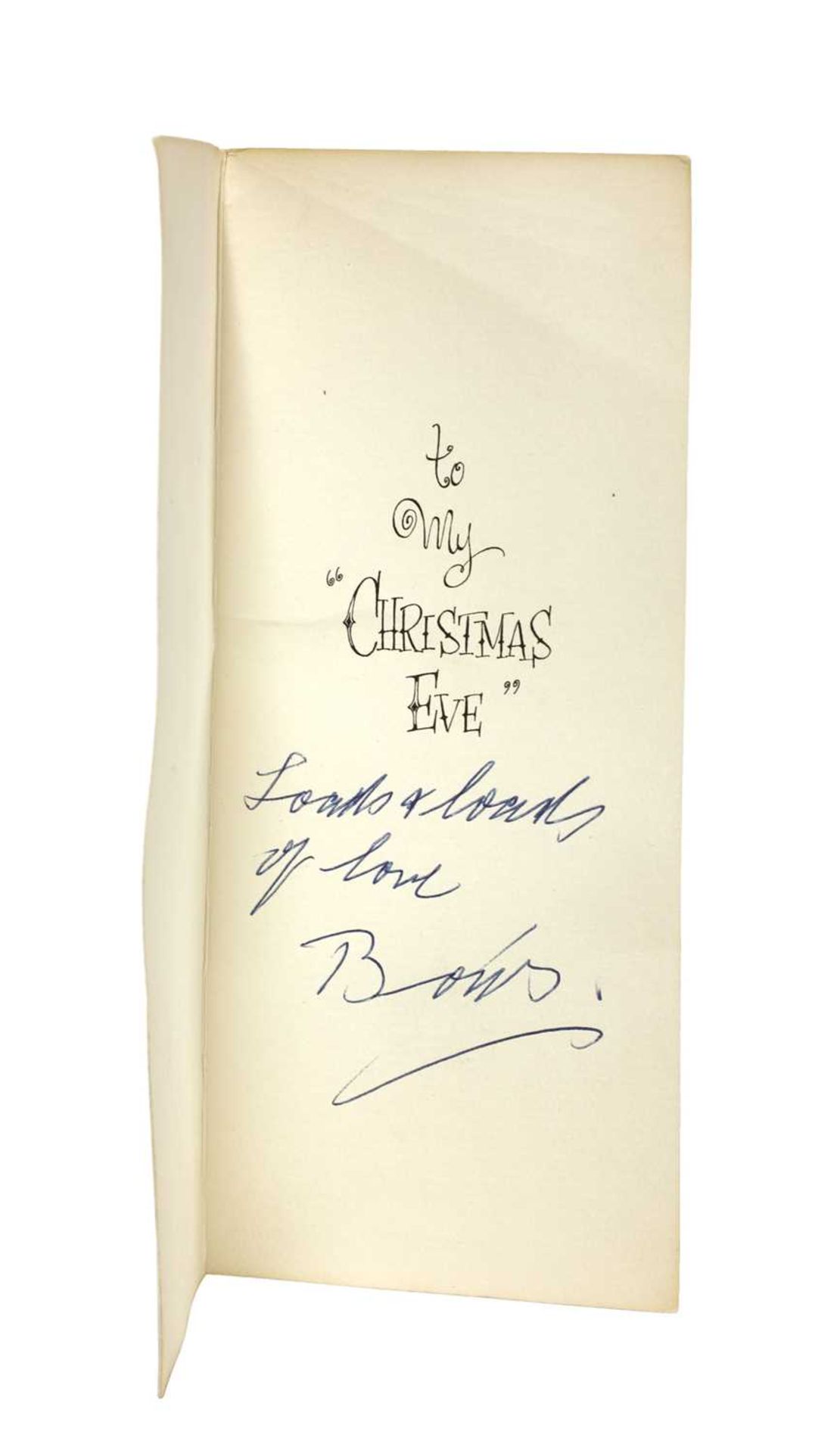 A Christmas card from Boris Karloff, - Image 3 of 3