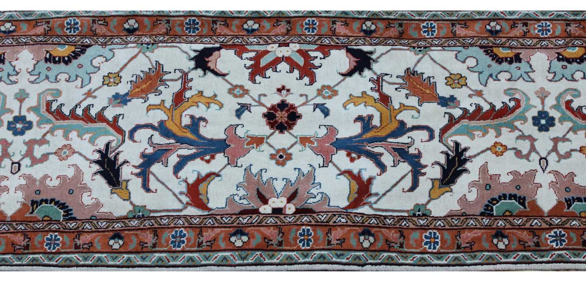 A Persian Heriz runner, - Image 2 of 3