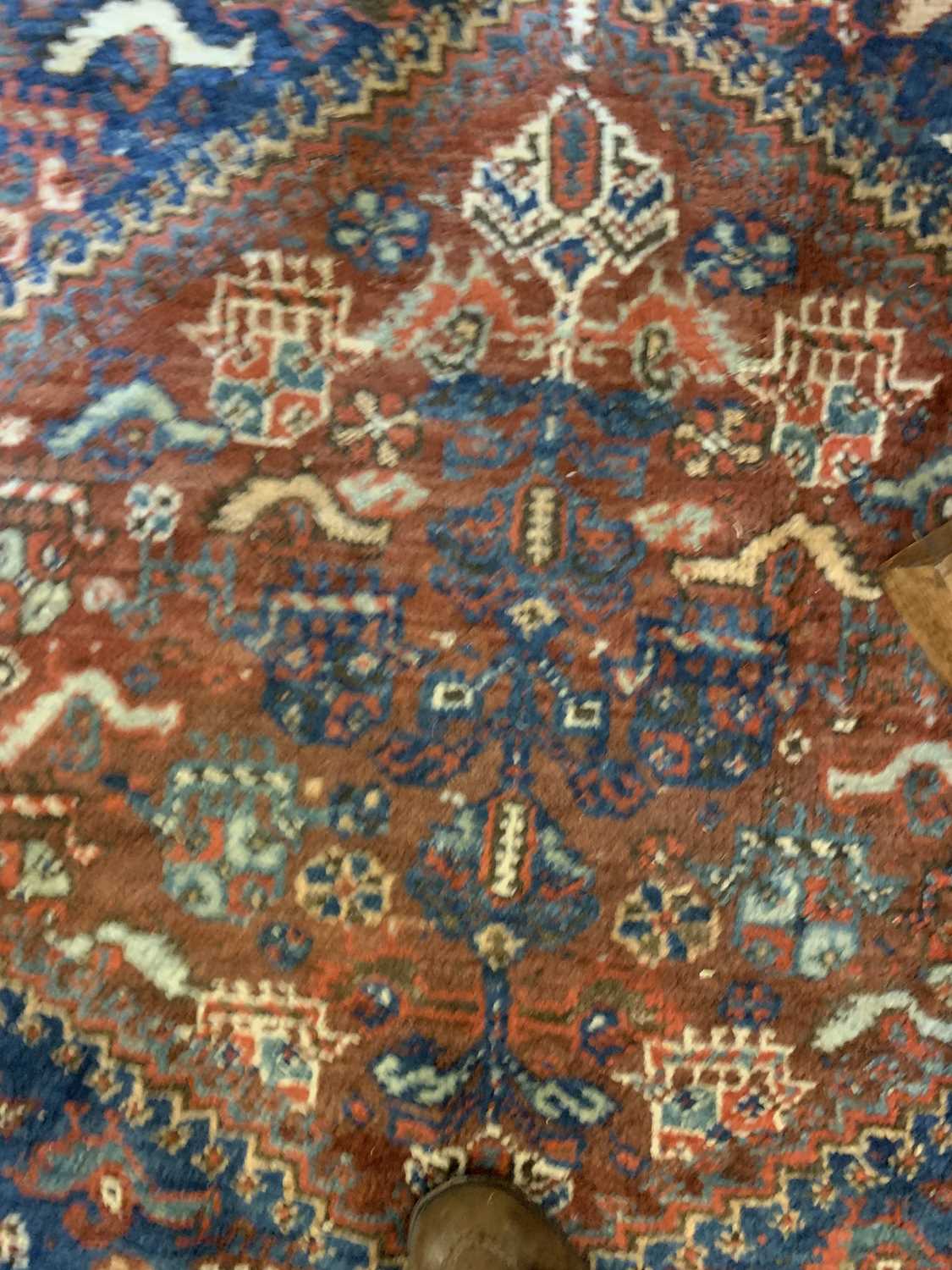 A Persian Khamseh carpet, - Image 10 of 15