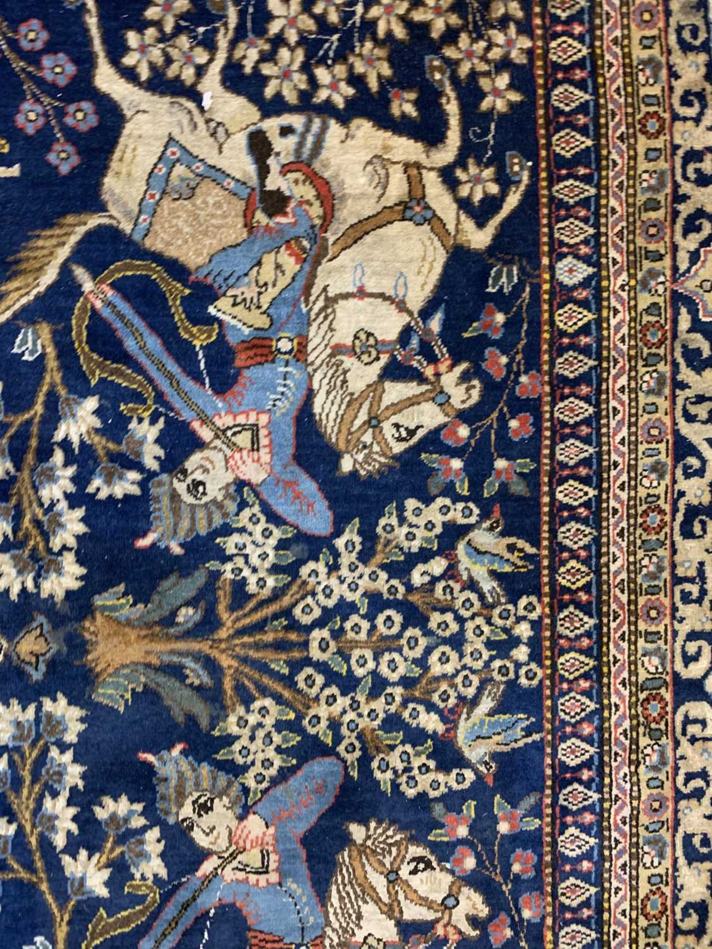 A Tehran Qum carpet, - Image 13 of 25