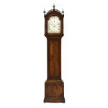 A mahogany longcase clock by Abraham Weston, Lewes,