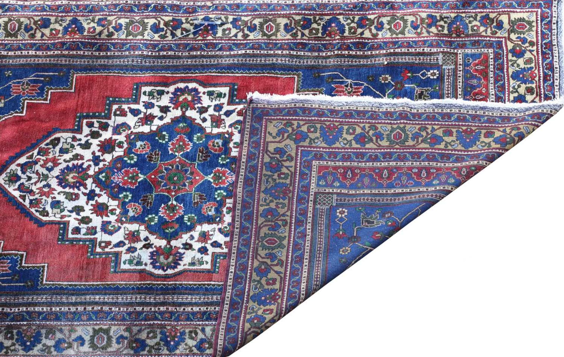 An Anatolian blue ground carpet, - Image 2 of 4
