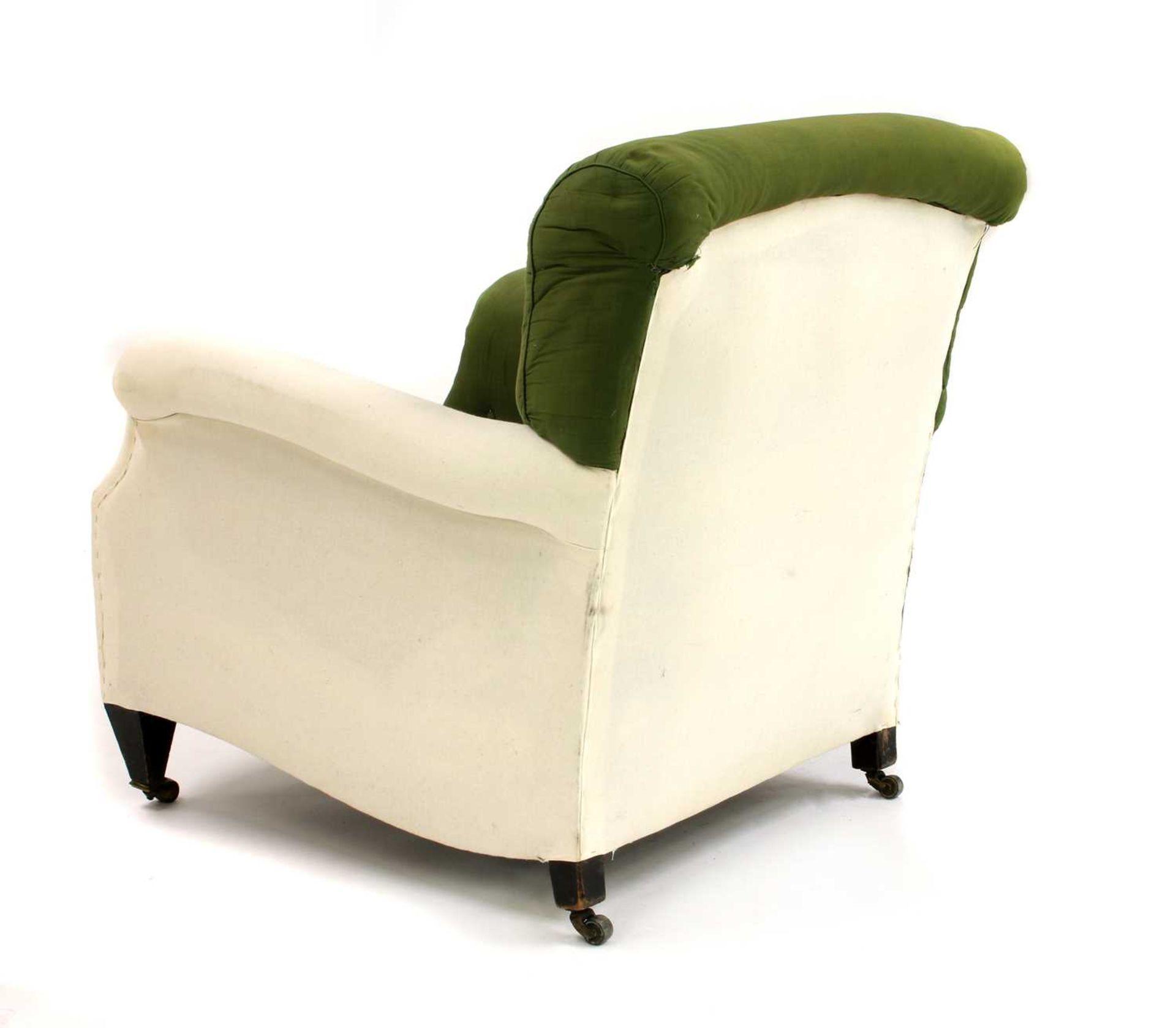 An upholstered easy armchair, - Image 3 of 8