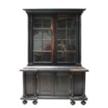 A Dutch Colonial ebony cabinet