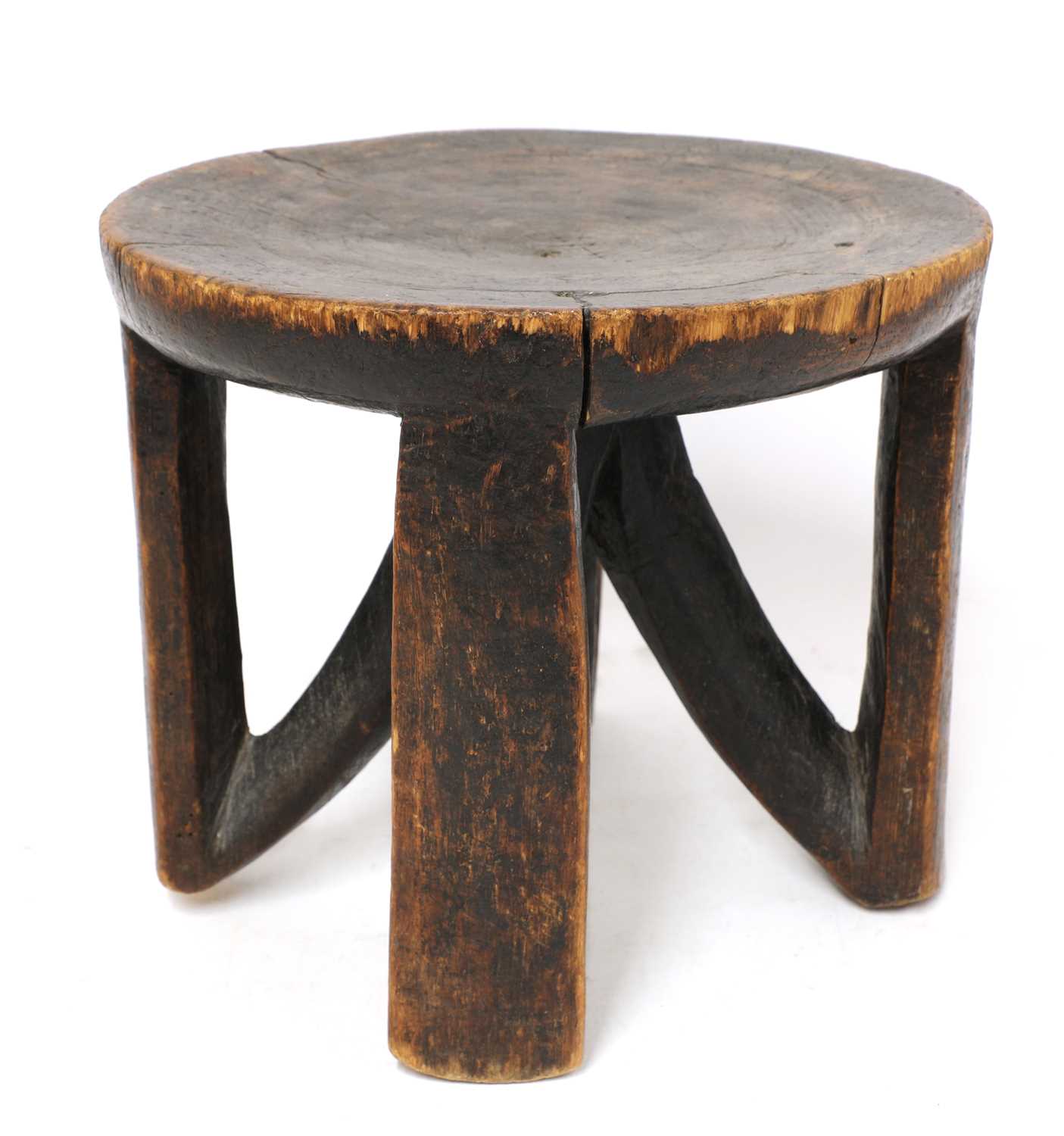 An East African tribal stool, - Image 3 of 4