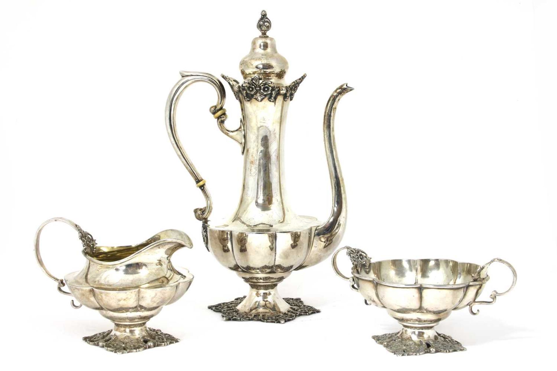 An American sterling silver coffee set, - Image 2 of 3