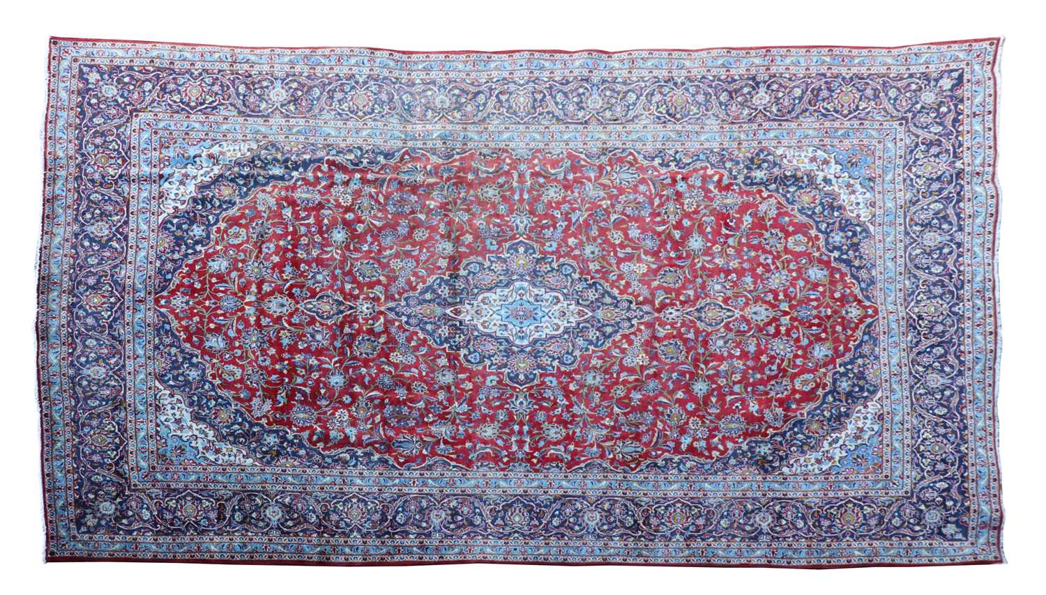 A Persian Kashan carpet,