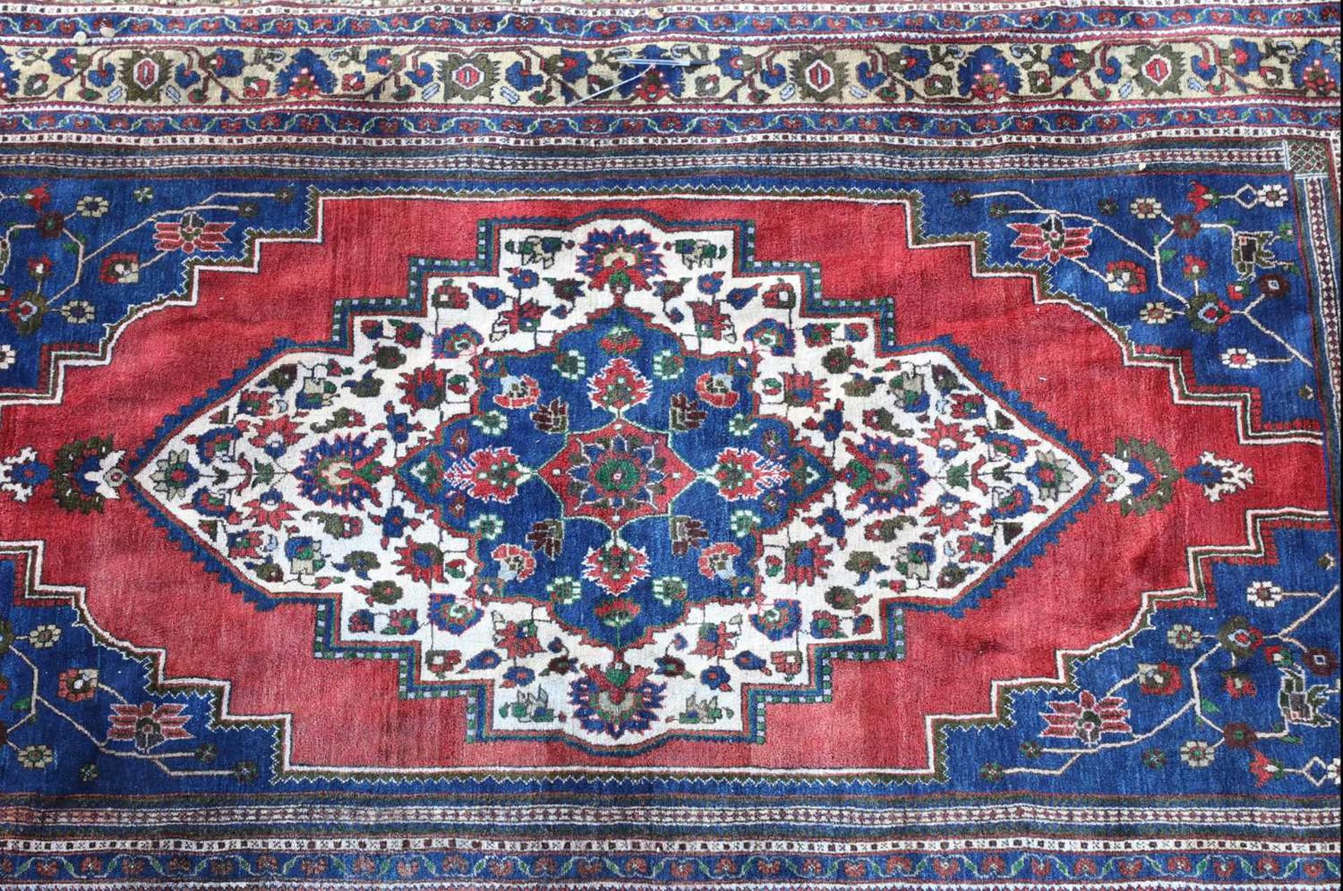 An Anatolian blue ground carpet, - Image 4 of 4