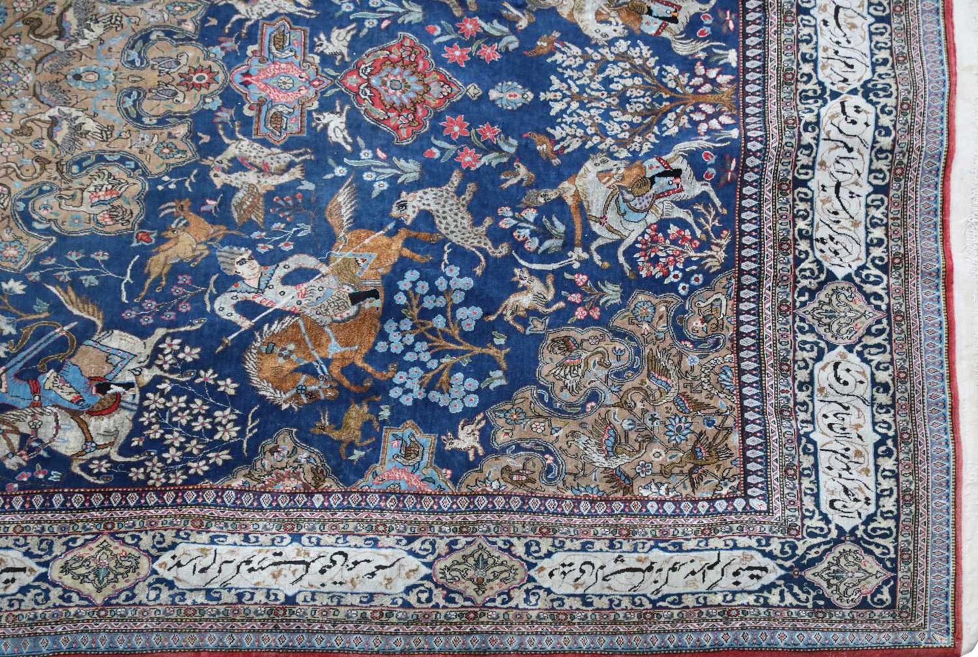 A Tehran Qum carpet, - Image 6 of 25