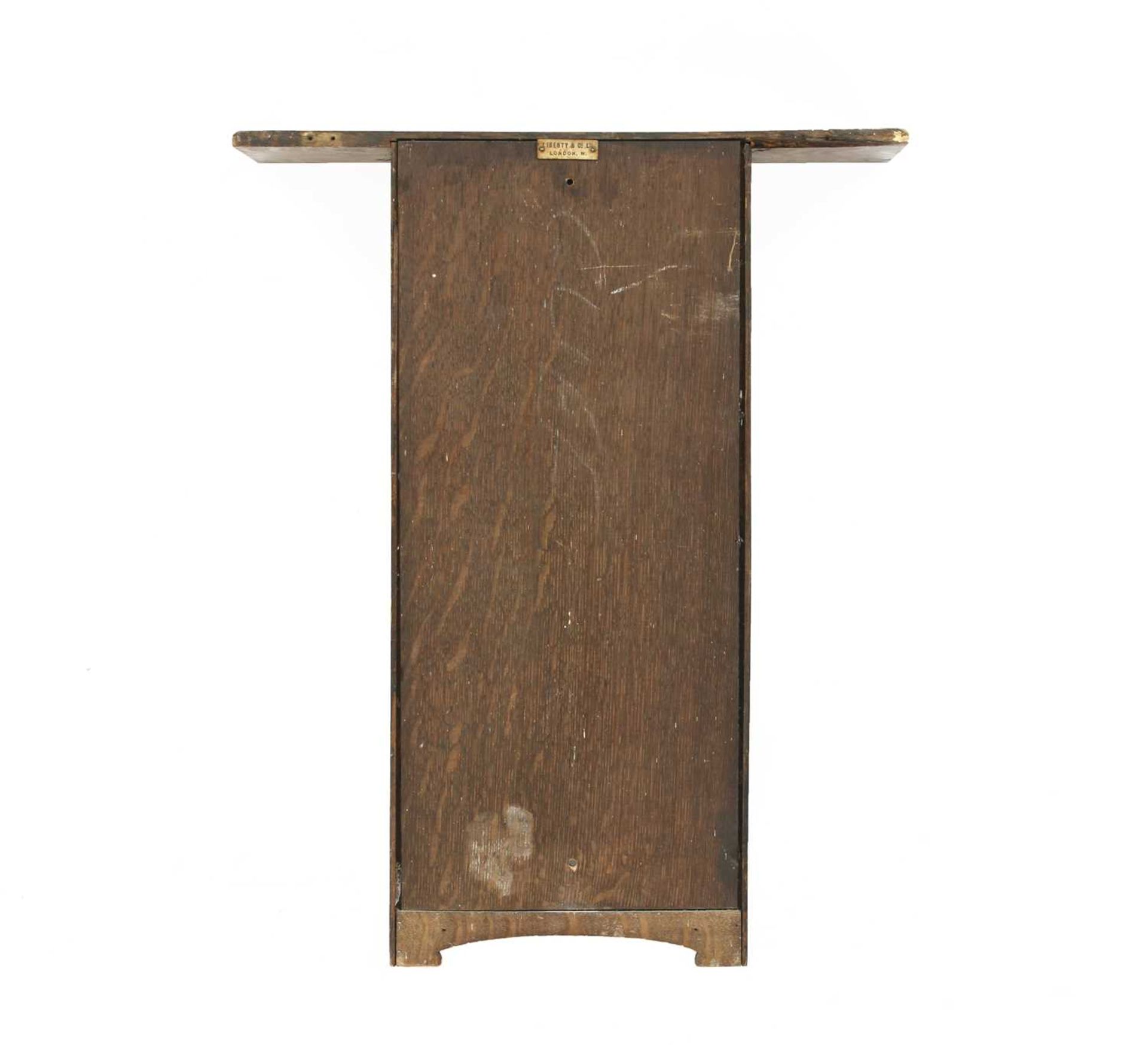 An oak wall-mounted cabinet by Liberty & Co., - Image 5 of 5