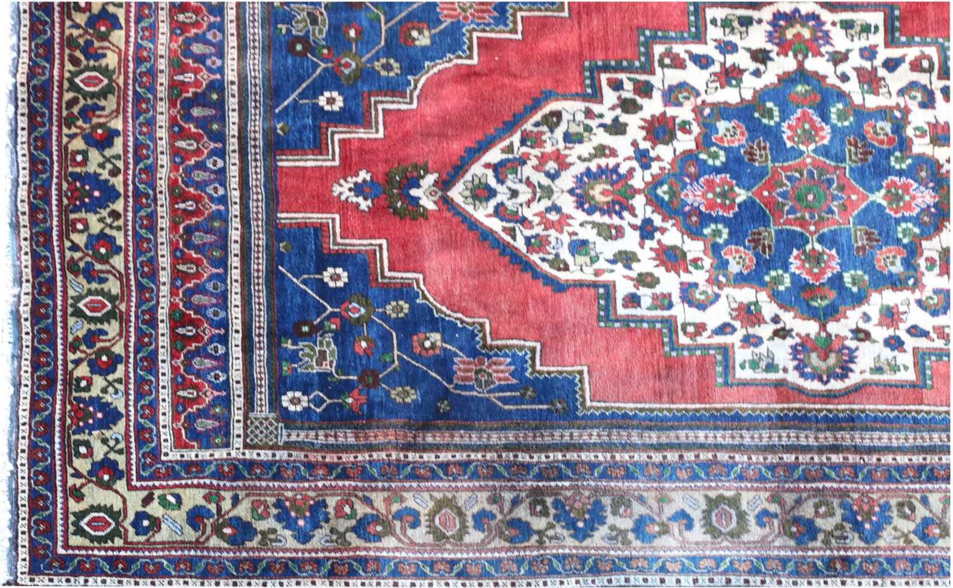 An Anatolian blue ground carpet, - Image 3 of 4