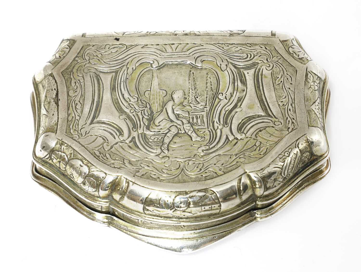 A Dutch silver box,