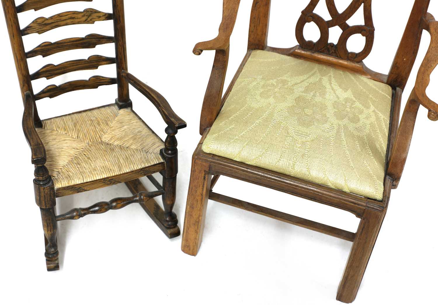 Four apprentice models of chairs, - Image 4 of 4