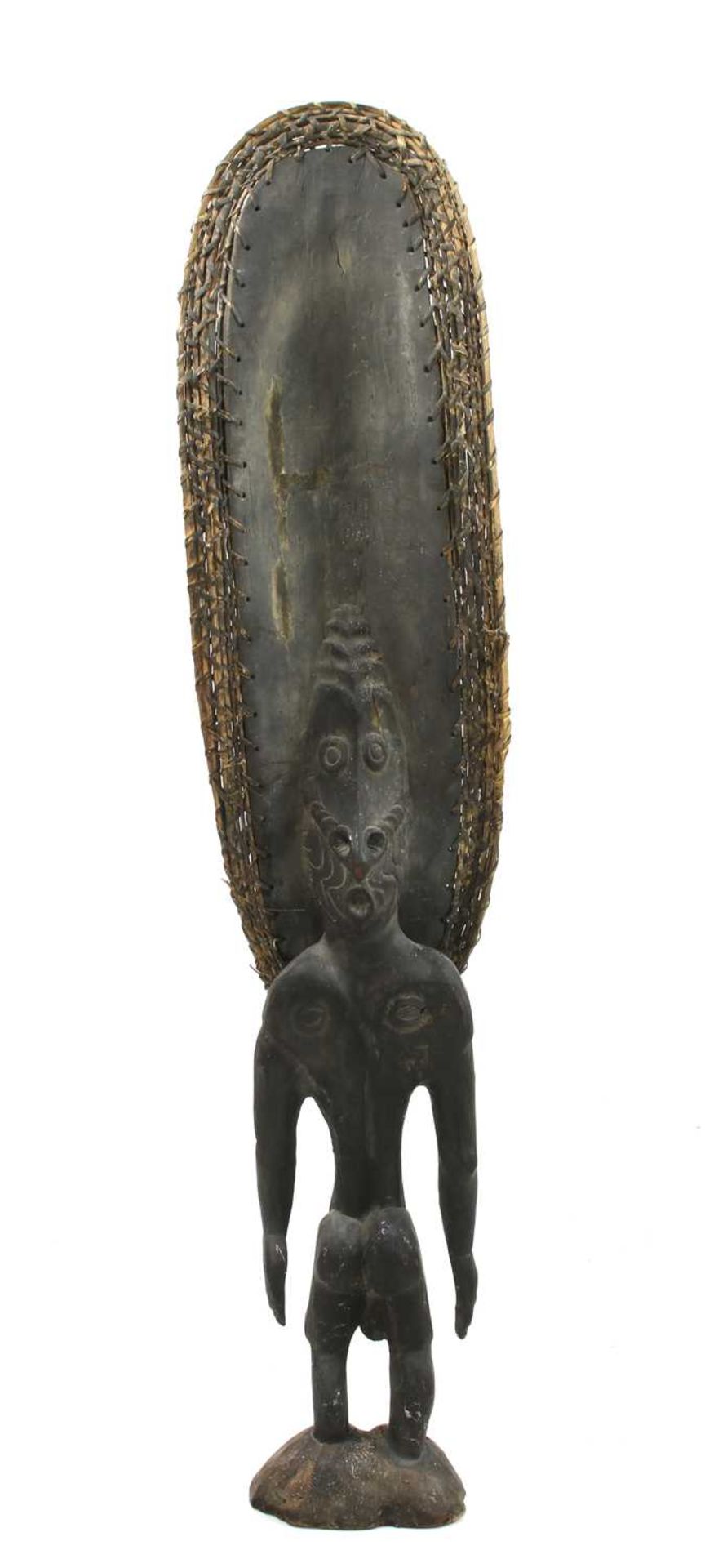 A Sepik River carved tribal ancestor figure, - Image 3 of 25