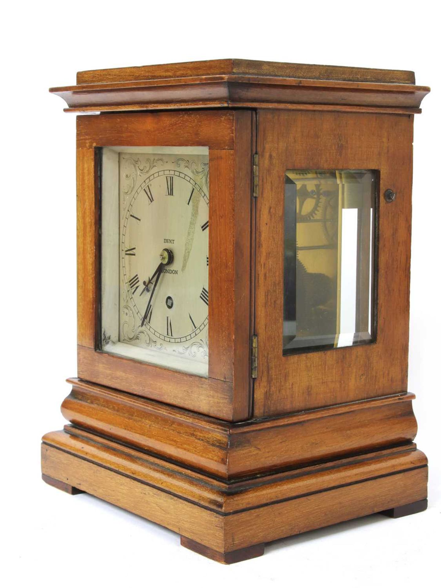 A mahogany library timepiece - Image 3 of 6