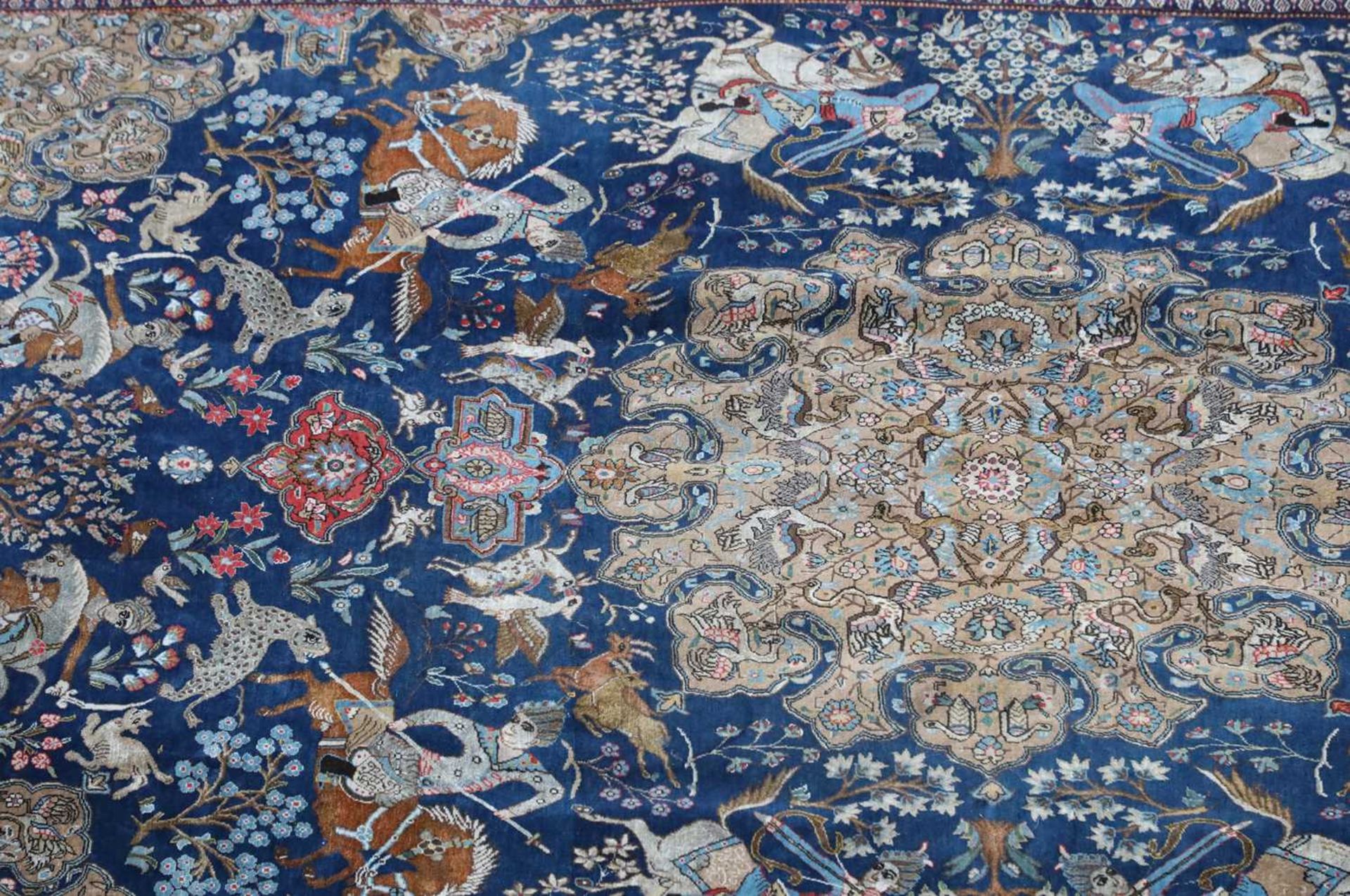 A Tehran Qum carpet, - Image 8 of 25