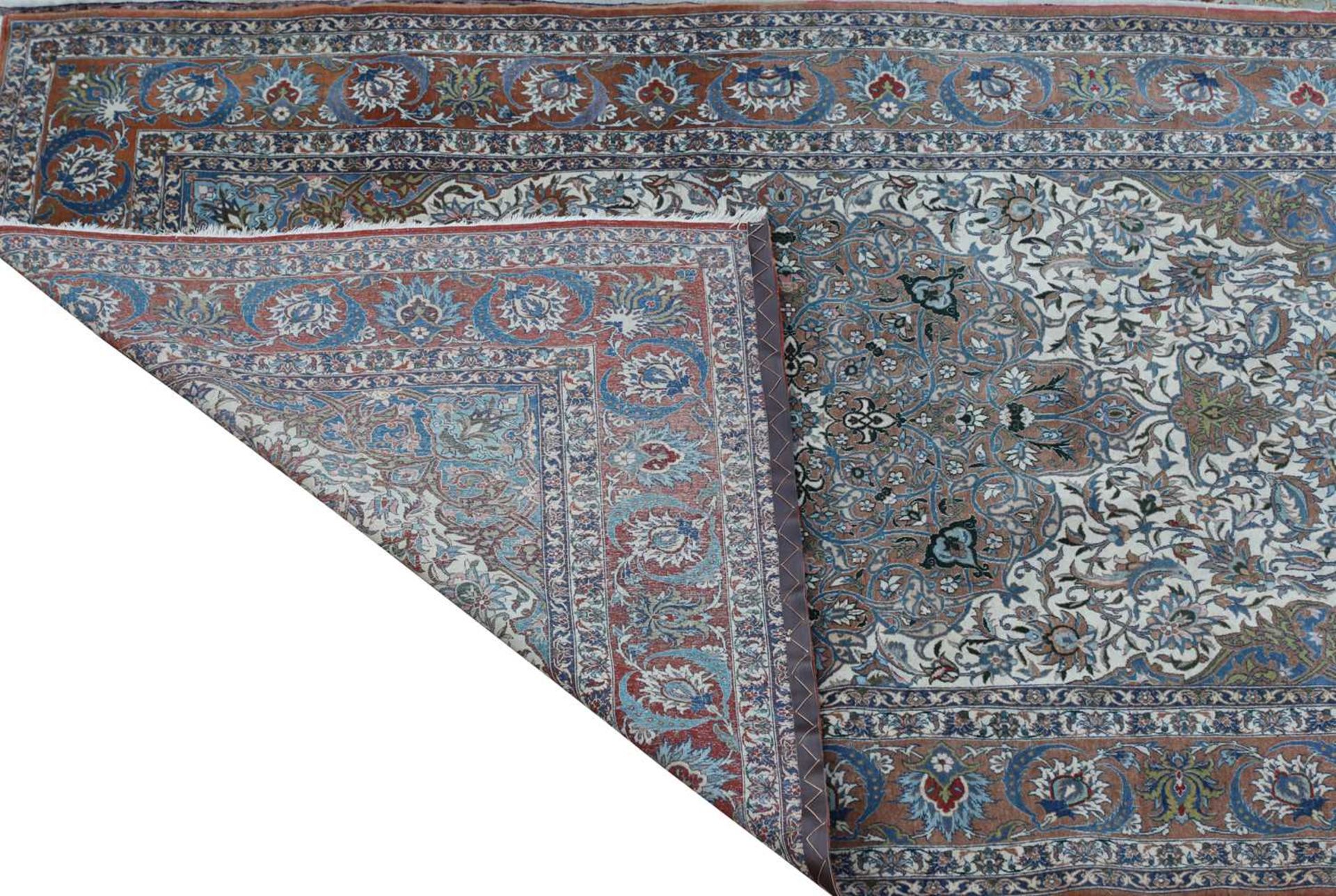 A Persian Kashan rug, - Image 3 of 3