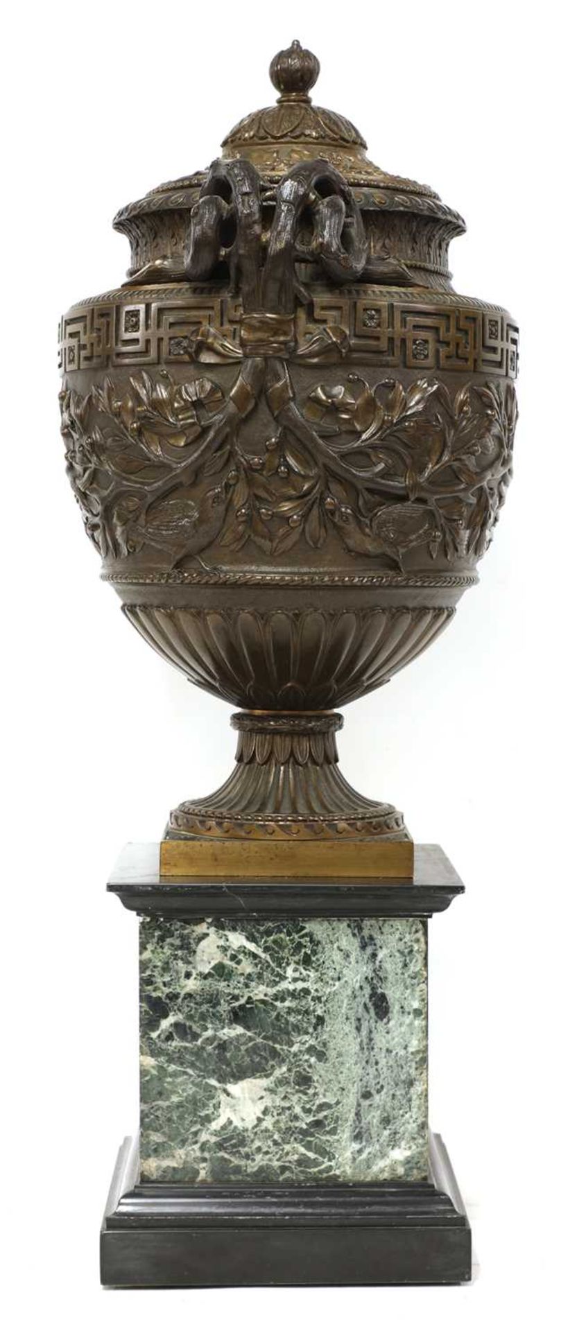 An Italian grand tour bronze urn by Boschetti (1820-1870), - Image 5 of 8