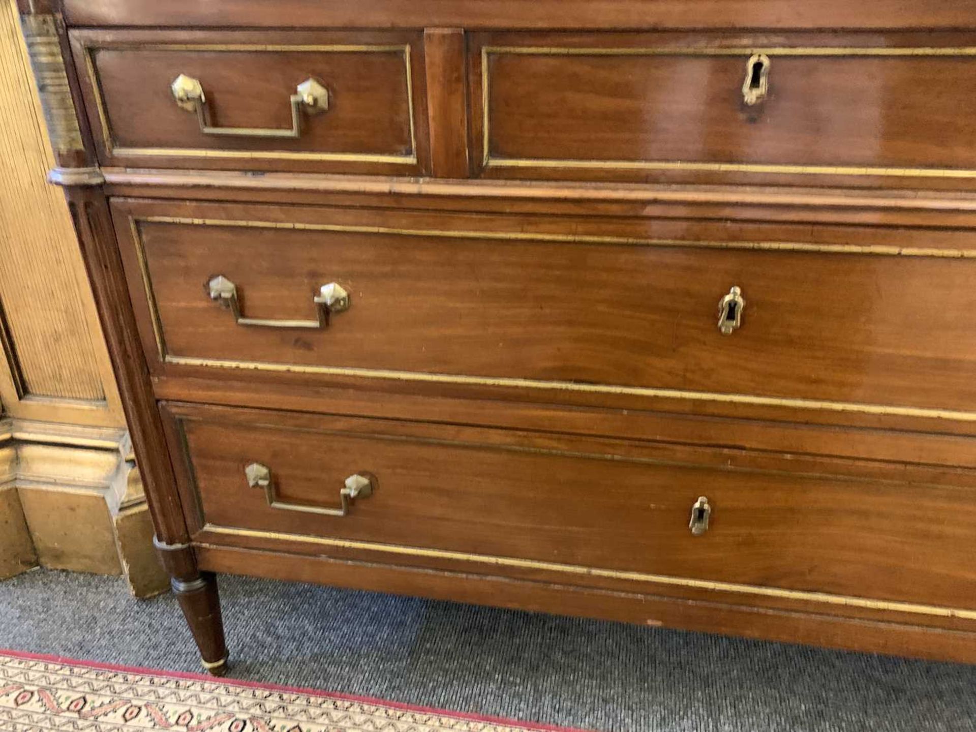 A French mahogany commode, - Image 14 of 36