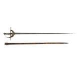 A Spanish cup hilt rapier,