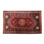 A Qashqai wool carpet,