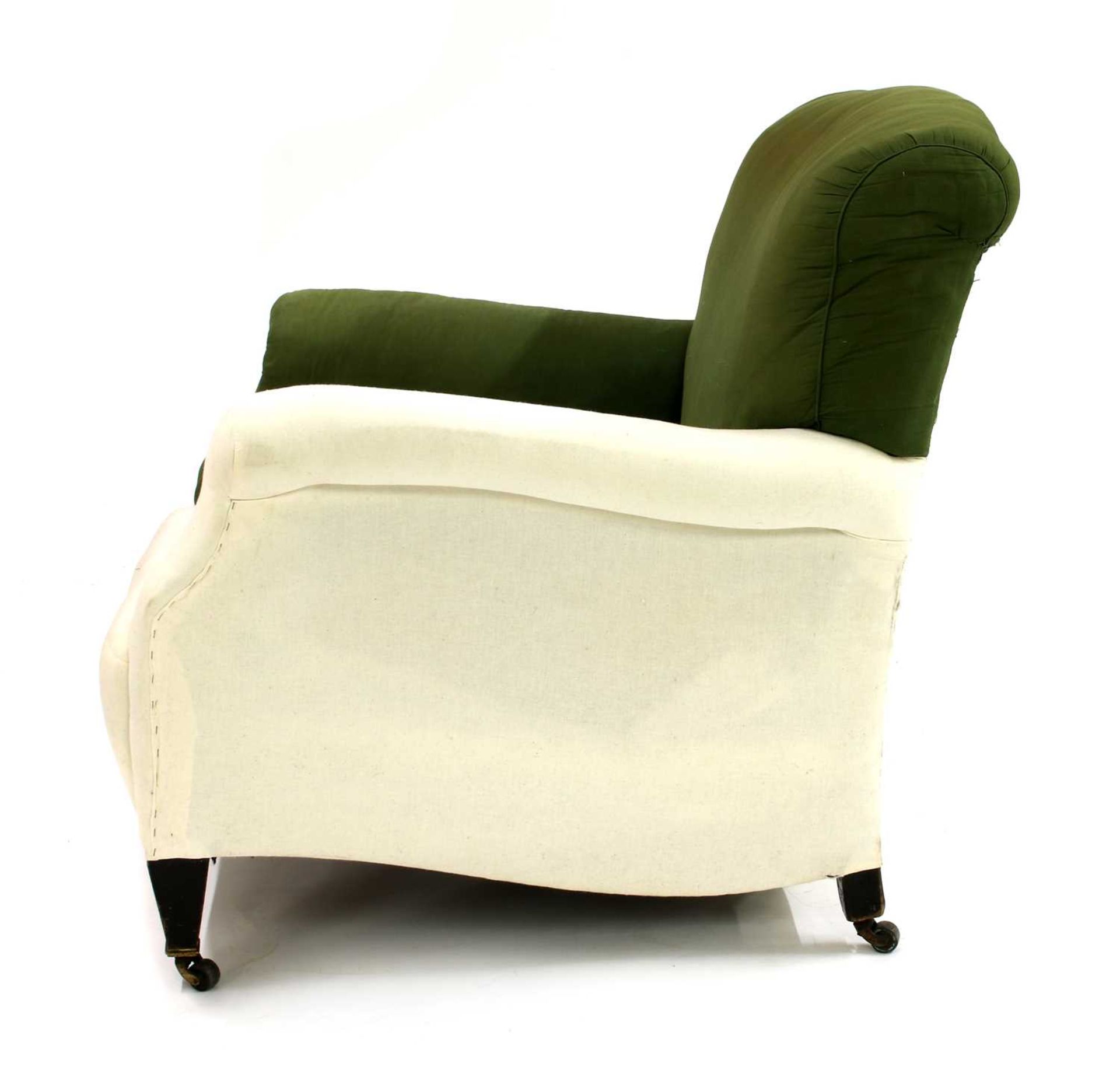 An upholstered easy armchair, - Image 2 of 8