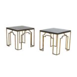 A pair of Art Deco-style occasional tables,