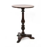 A William IV rosewood occasional table,