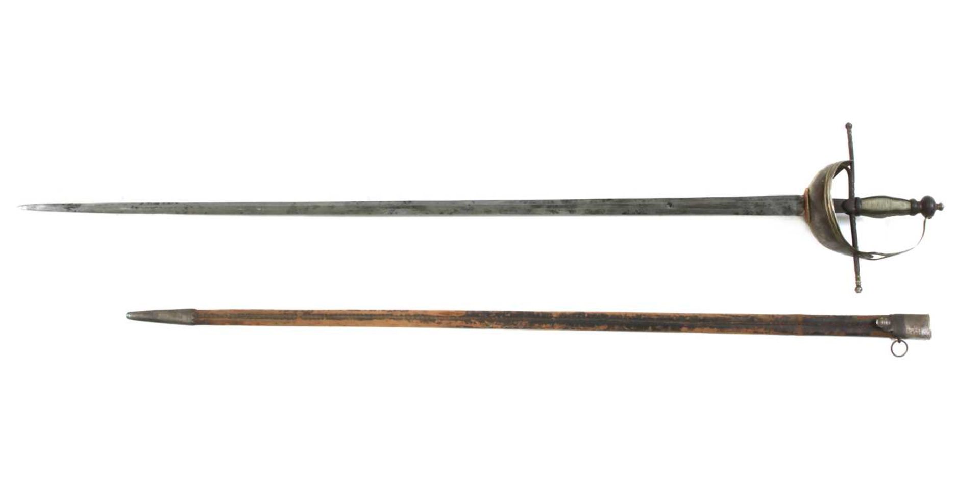 A Spanish cup hilt rapier, - Image 2 of 8