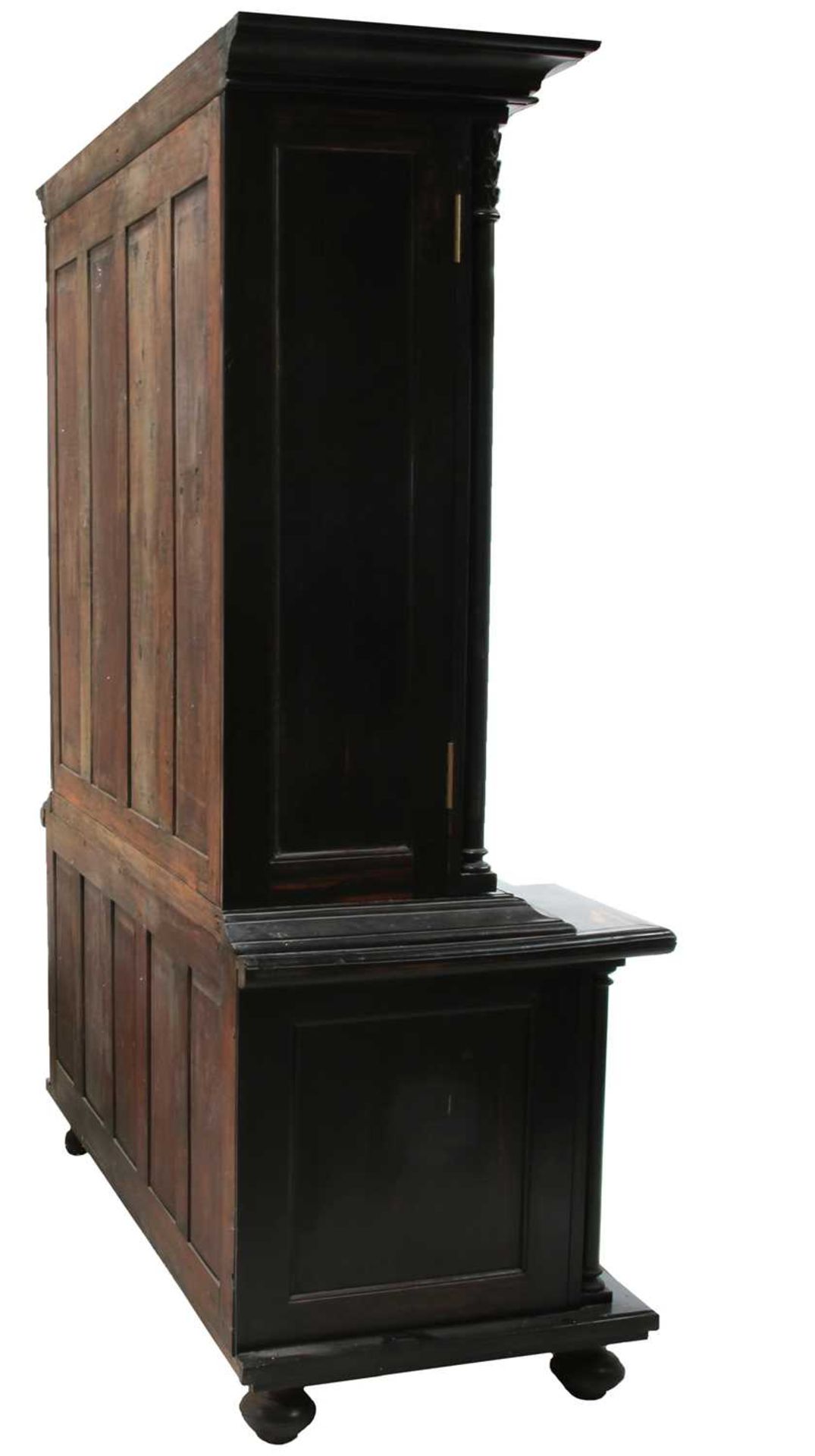 A Dutch Colonial ebony cabinet - Image 3 of 6