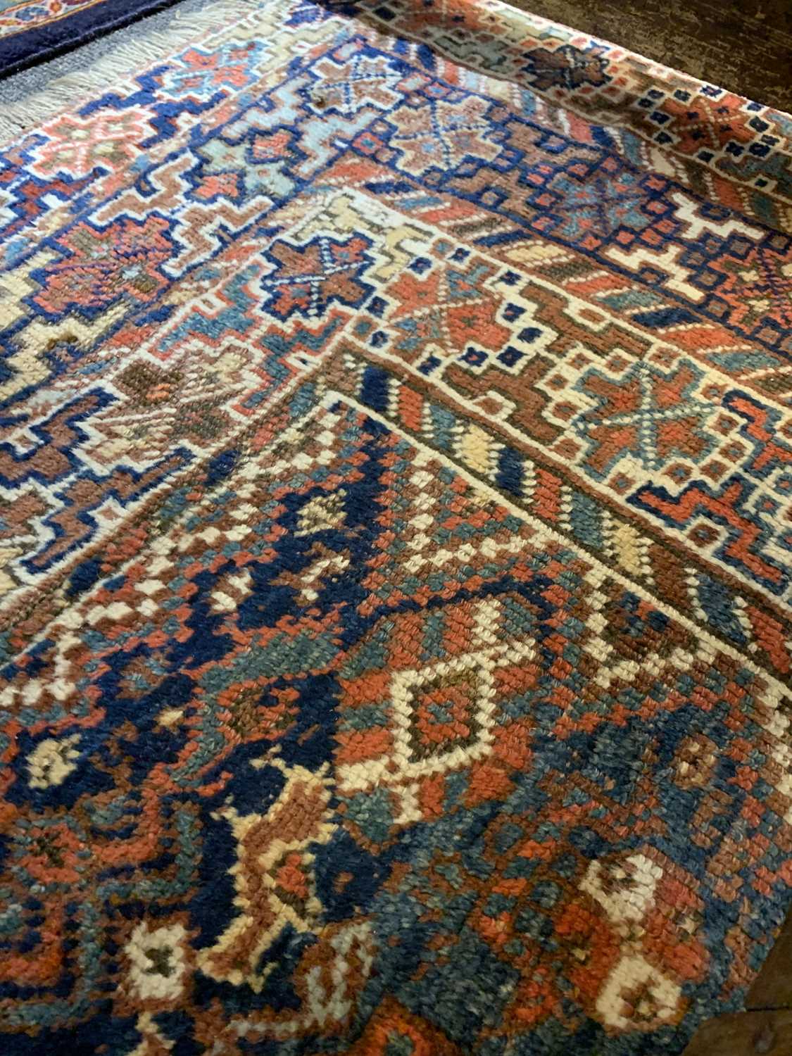 A Persian Khamseh carpet, - Image 8 of 15