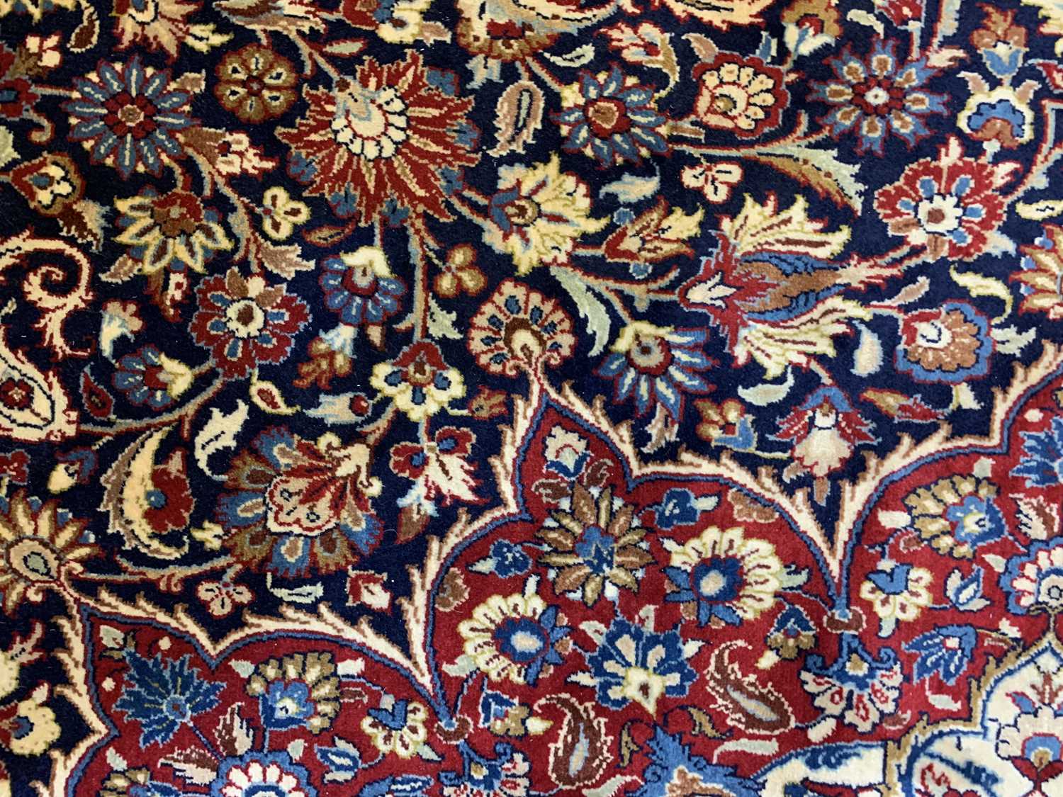 A large Persian Khorassan carpet, - Image 5 of 17