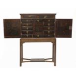 A Queen Anne cocus wood cabinet,