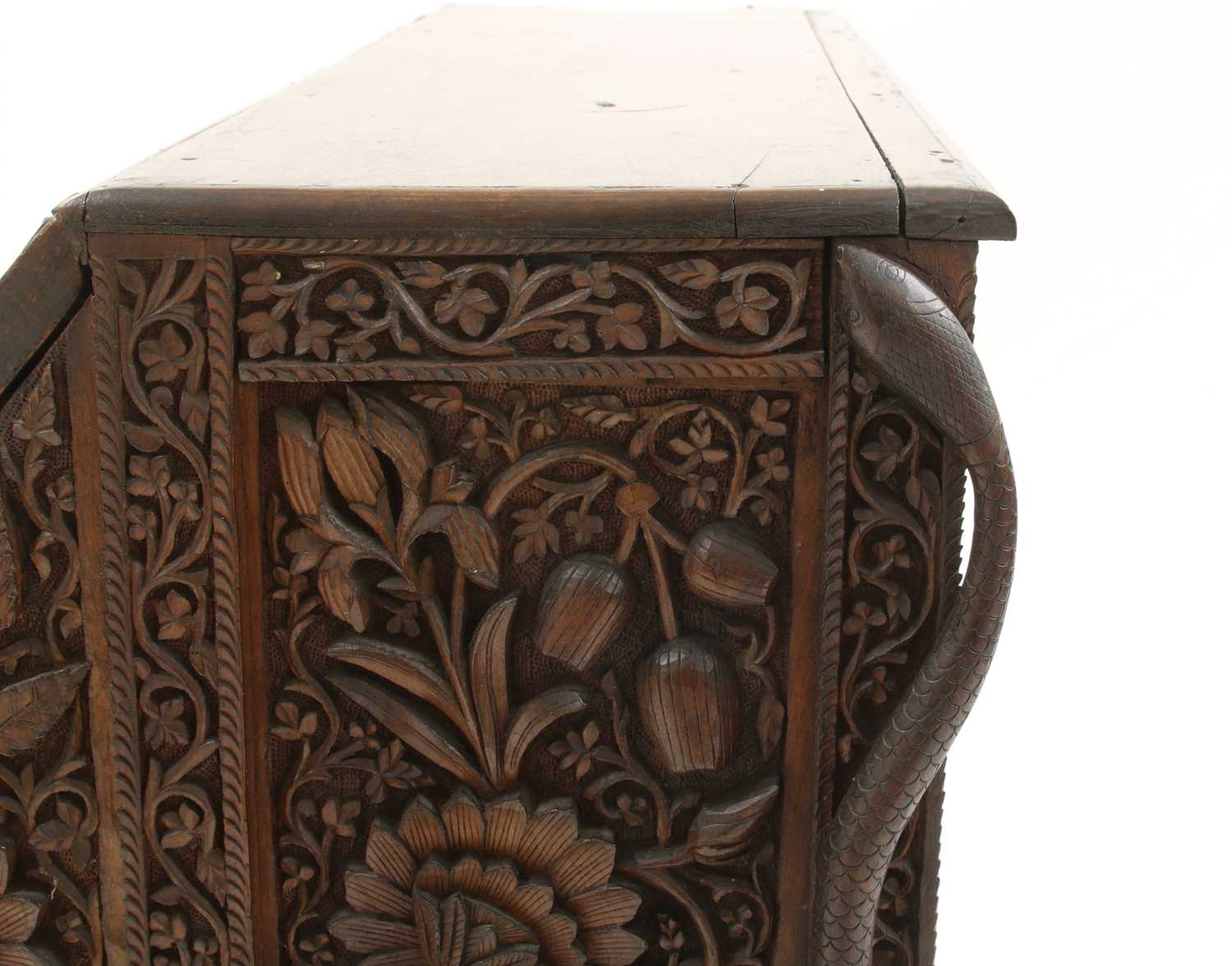 An Anglo-Indian rosewood bureau, - Image 8 of 10