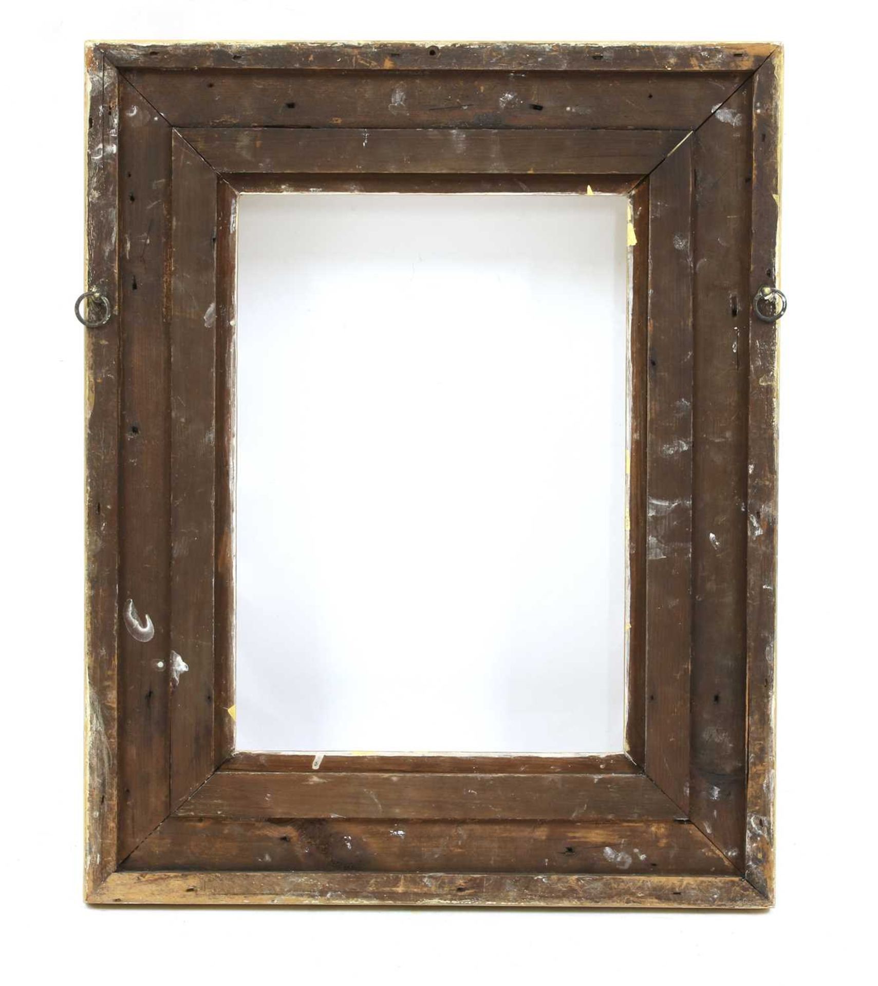 A carved giltwood picture frame, - Image 2 of 2