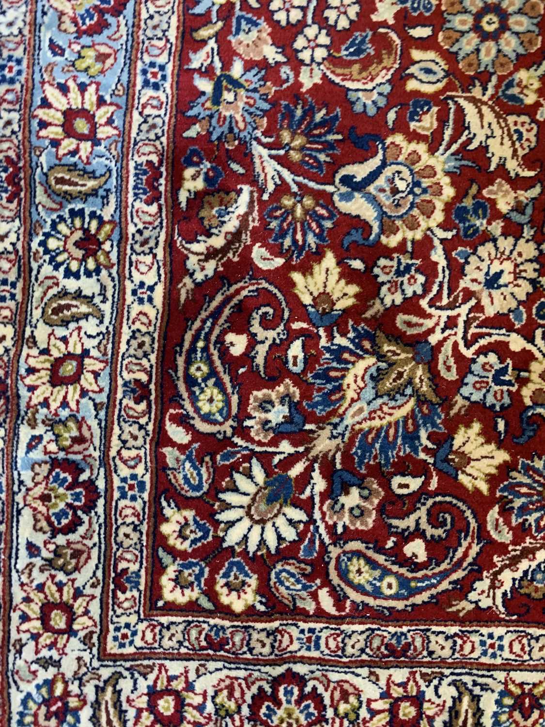 A large Persian Khorassan carpet, - Image 9 of 17