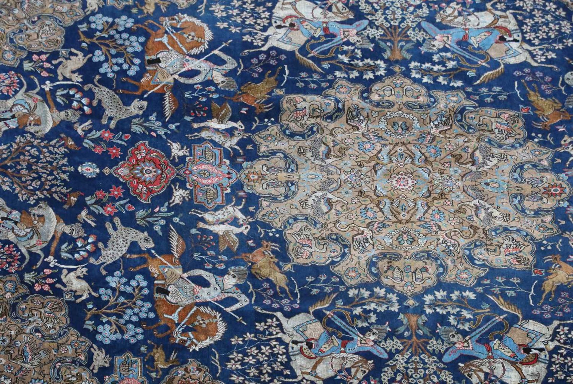 A Tehran Qum carpet, - Image 9 of 25