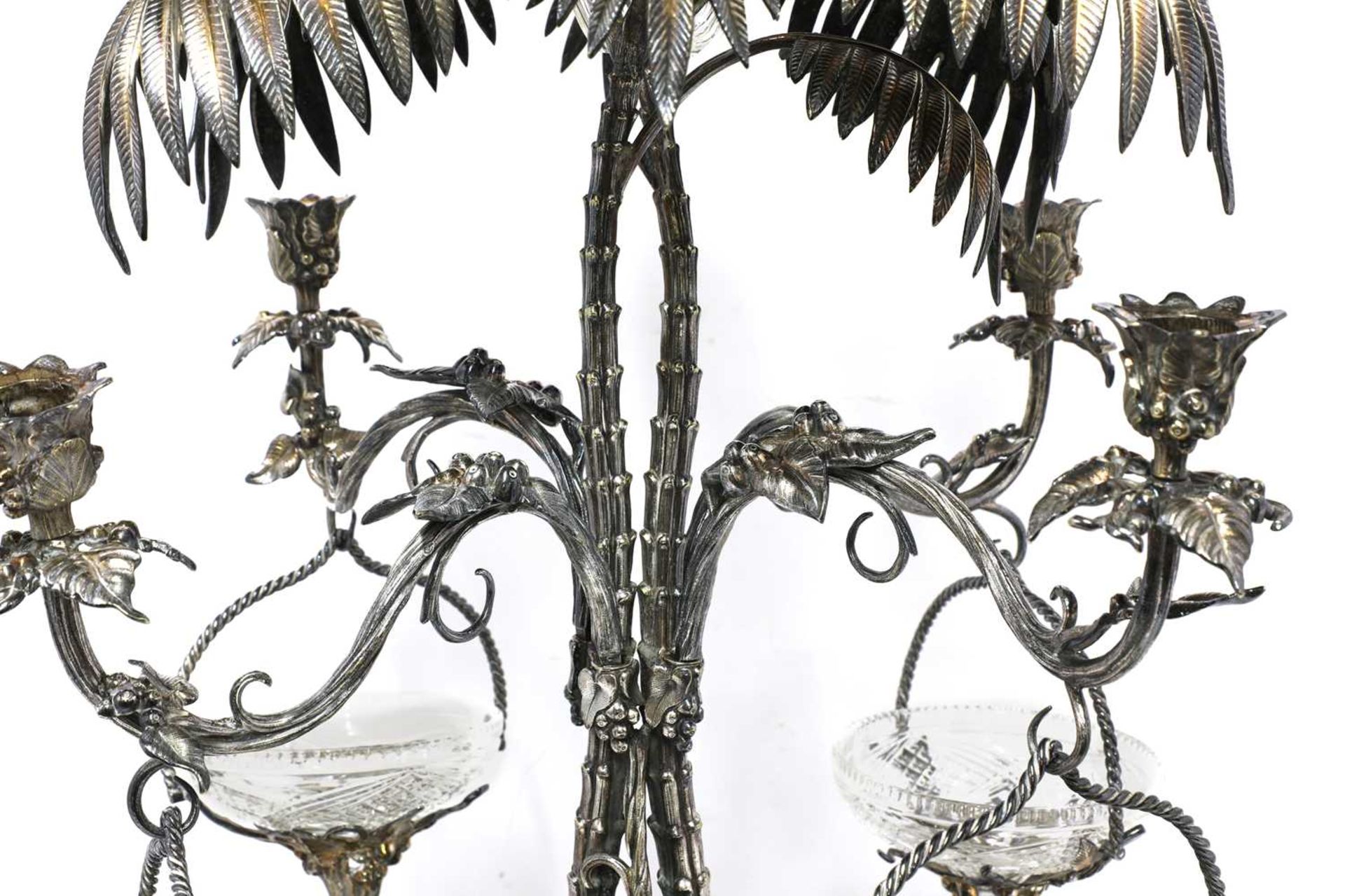 A Victorian silver-plated centrepiece, - Image 8 of 14