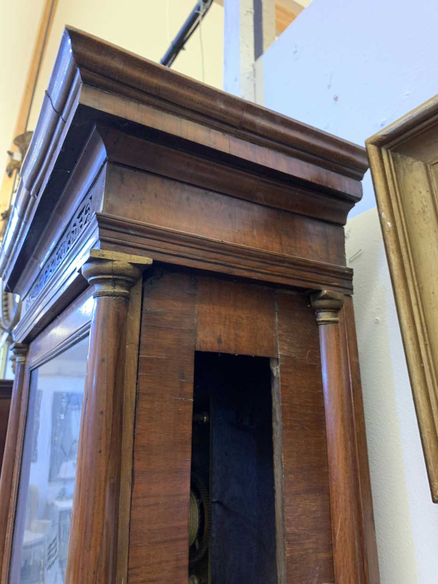 A seaweed marquetry and walnut longcase clock, - Image 21 of 24