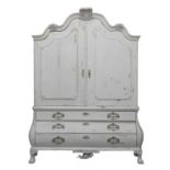 A Swedish Gustavian painted dresser