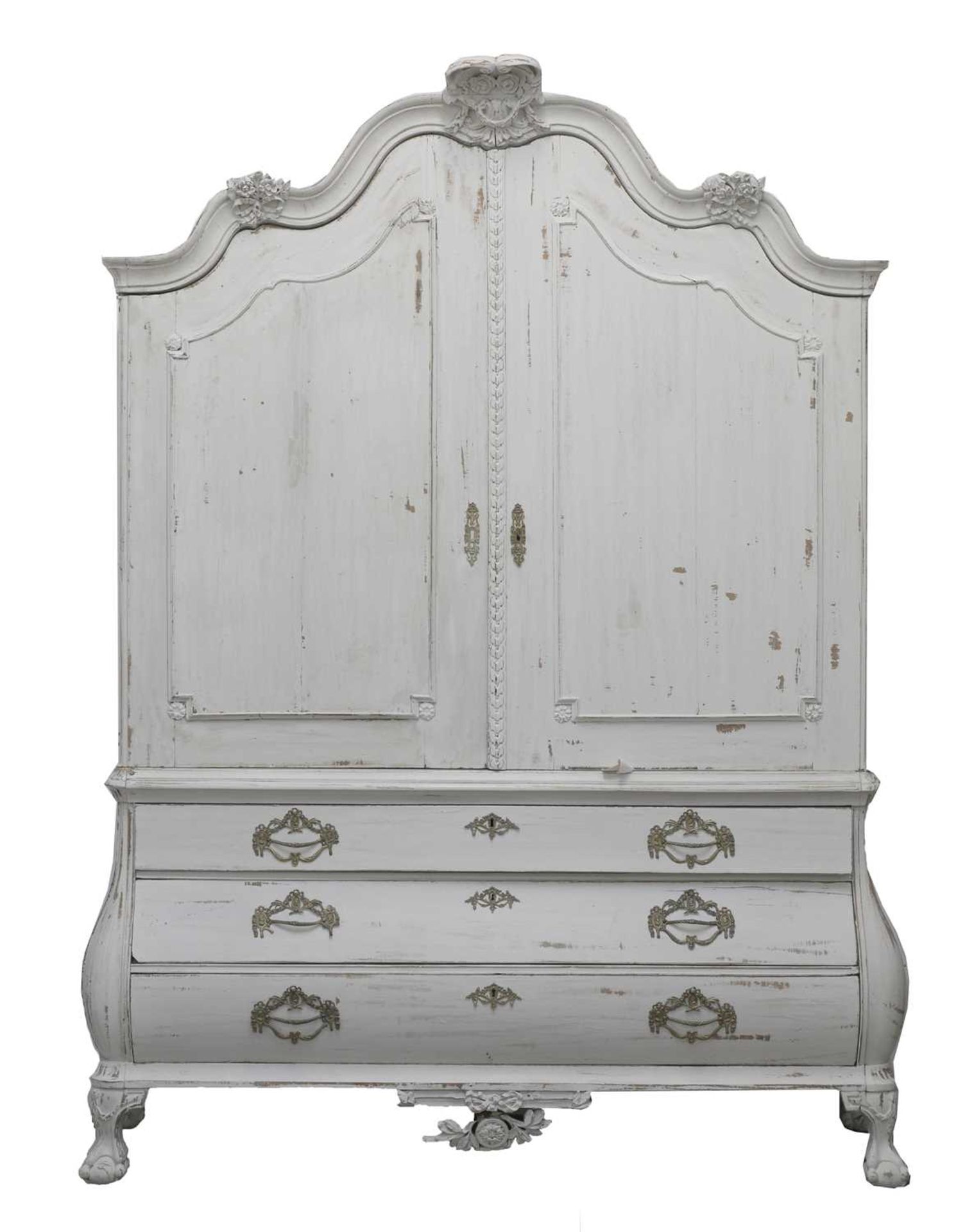 A Swedish Gustavian painted dresser