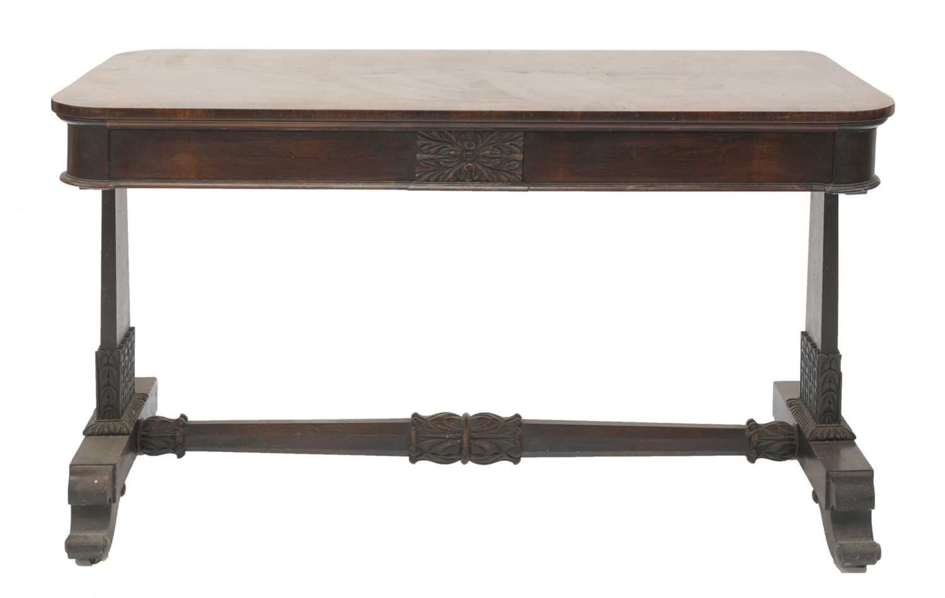 A late Regency rosewood centre table, - Image 4 of 20