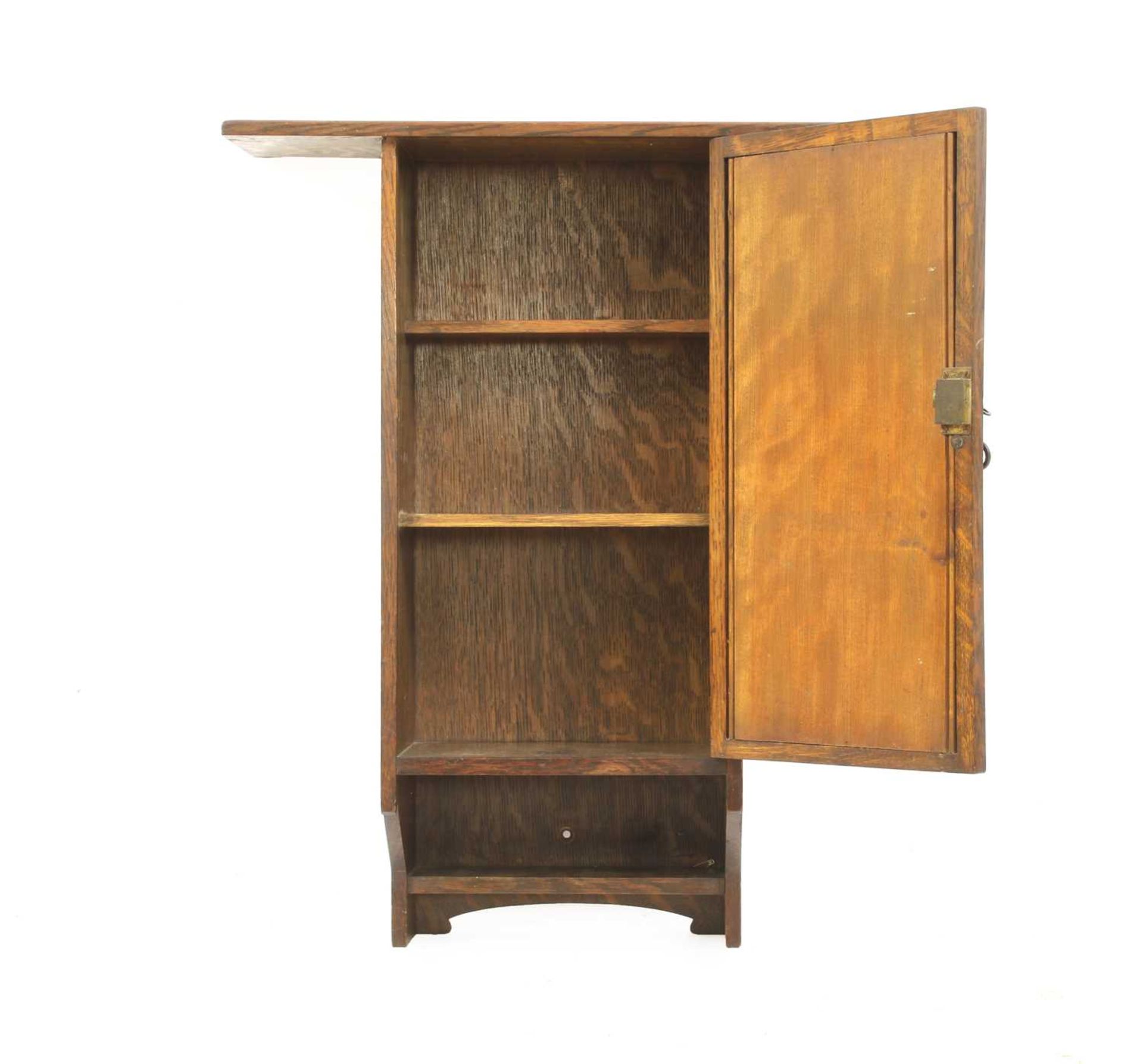 An oak wall-mounted cabinet by Liberty & Co., - Image 2 of 5