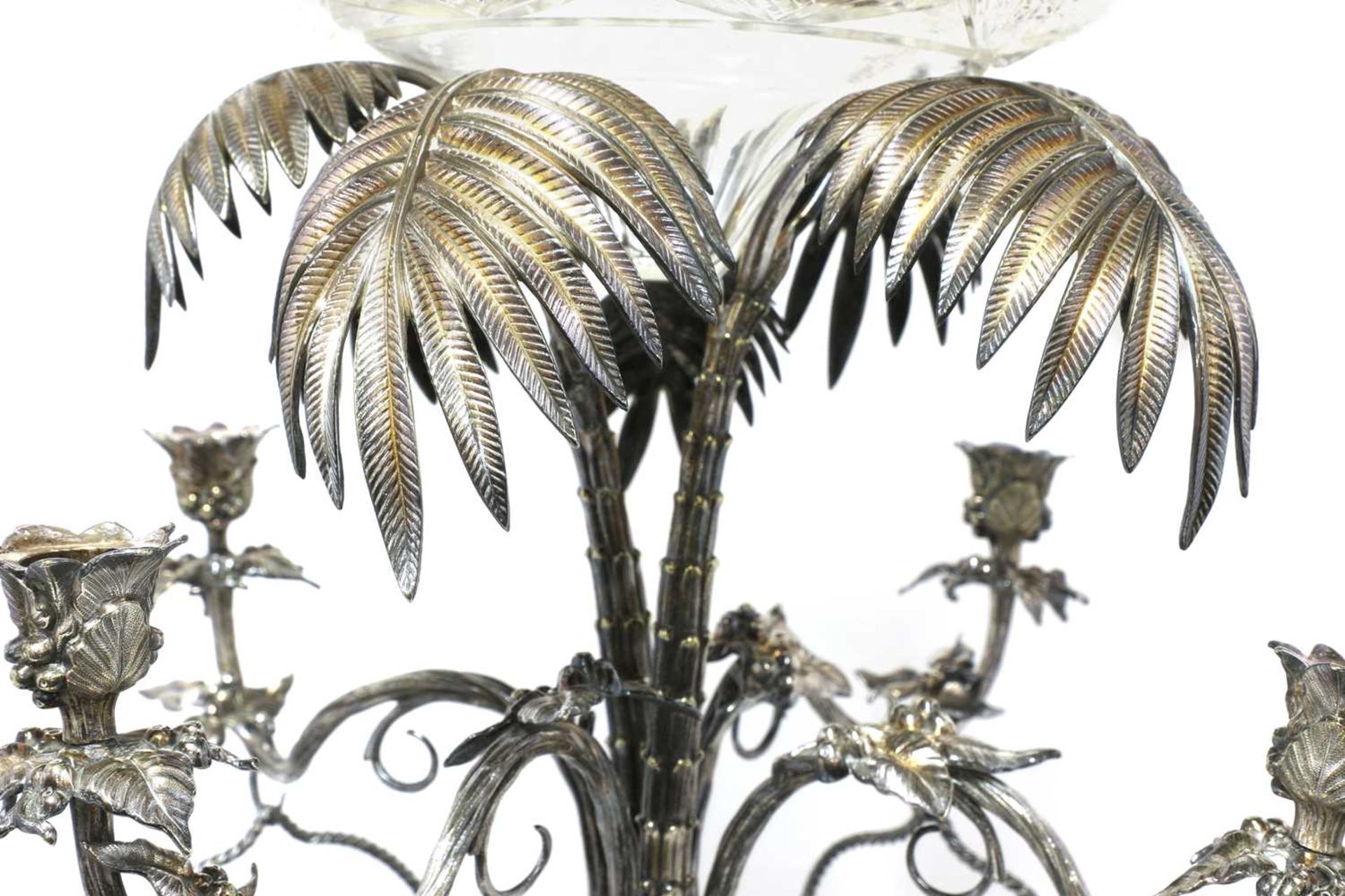 A Victorian silver-plated centrepiece, - Image 4 of 14