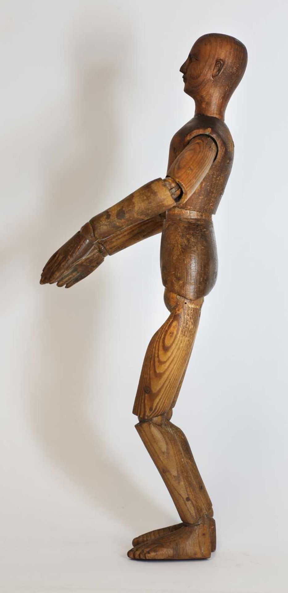 A French carved pine artist's lay figure, - Image 4 of 8